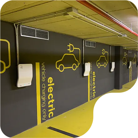 Puntos de carga de vehículo eléctrico